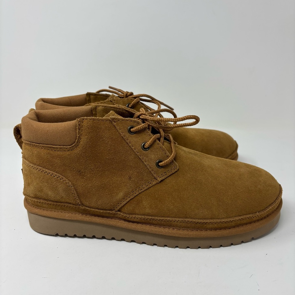 Koolaburra by UGG Advay Chestnut Lace Up Fur Boots Size 10 - Picture 5 of 12